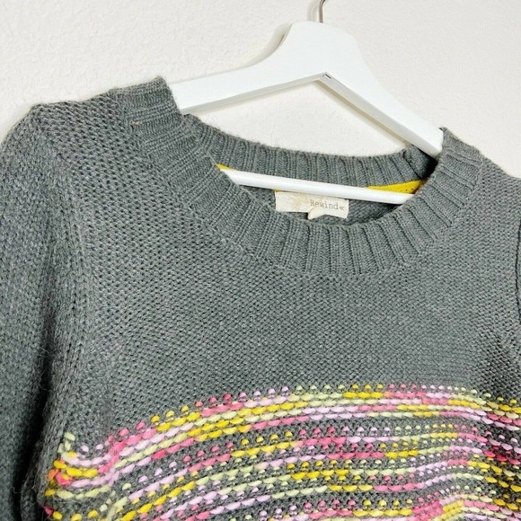 Rewind Multi Color Blocked Sweater - Picture 2 of 5